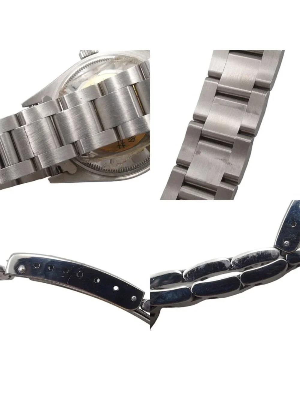 Rolex Oyster Perpetual Date Bracelet Gray Stainless Steel Watch Automatic OH